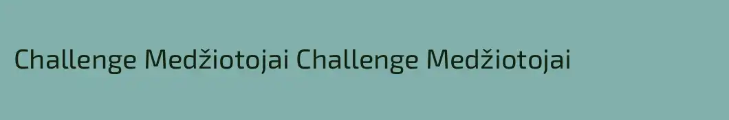 Challenge Medžiotojai Challenge Medžiotojai